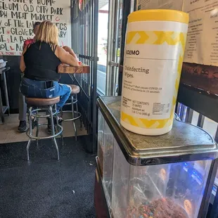 Sparse and slander counter seats