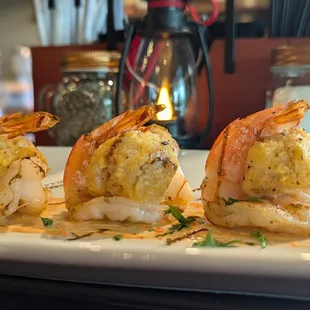 Crab stuffed shrimp