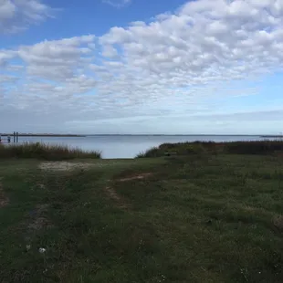A view of the ramp. No activity on a Fall morning.