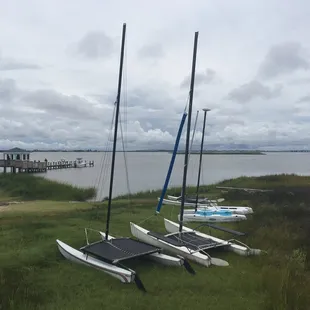 A partial view of the ramp.