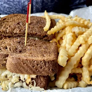 Reuben with Fries