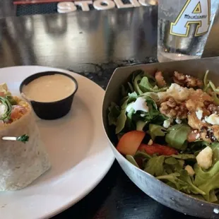 Southwest wrap w/ side salad