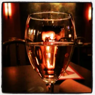 Santa Margherita Pinot Grigio Fireside.  On a crisp cold night.