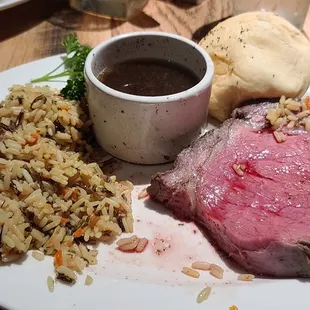 Excellent prime rib!