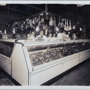 Harvey's father (third from left) Max Chidel started it all in 1931.George Lesznar and Marty Kaufman are continuing on.