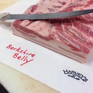 Delicious pork belly