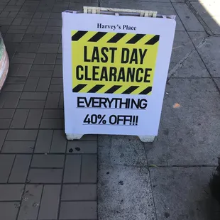 We got everything 40 % OFF!