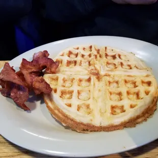 Waffle &amp; bacon