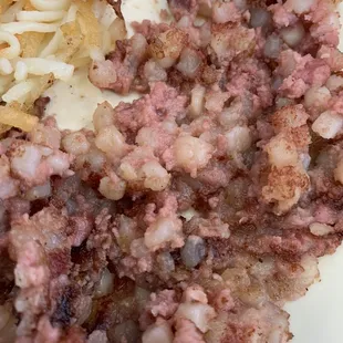 Disgusting corned beef hash 0/10.