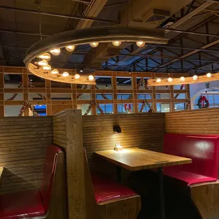 View from main dining room