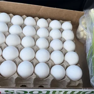 Hard Times $22 for 30 eggs but I'm grateful that they had some