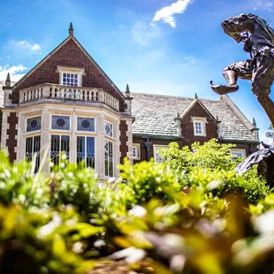 Summer Green Gardens with the Front of House and Jethro
