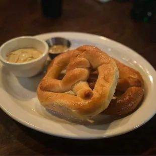 Warm pretzels