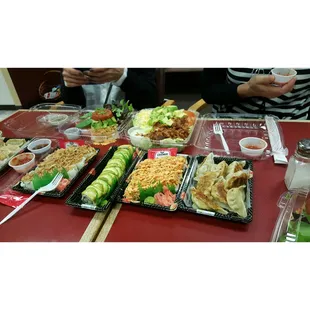 Food was gone so fast because of its deliciousness