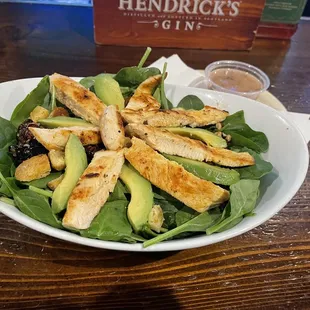Spinach Salad w/ chicken