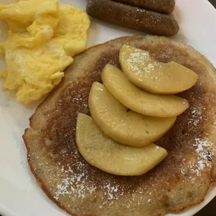 Apple butter pancakes