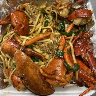 Lobster w noodle