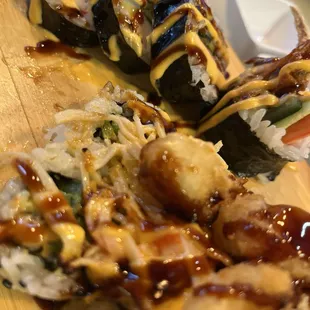 sashimi, sushi and sashimi, food, sushi