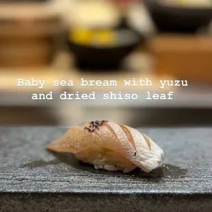 Baby sea bream