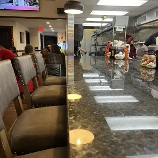 Breakfast bar area