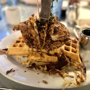 Chicken waffle