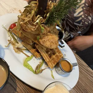 Chicken & Waffle Combination