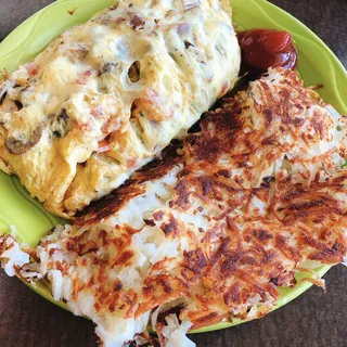 Chicken Apple Sausage Omelette