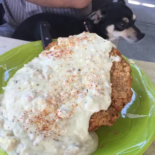 Chicken Fried Steak and Eggs