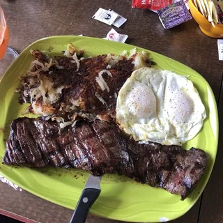 Skirt Steak and Eggs