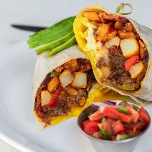 Braised Beef Burrito