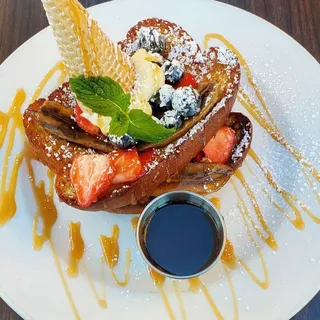 Banana Split Brioche French Toast