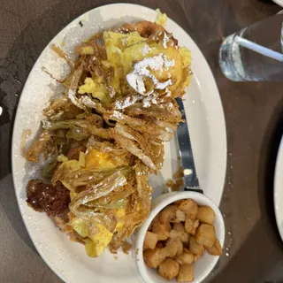 Has# Fried Chicken Benedict