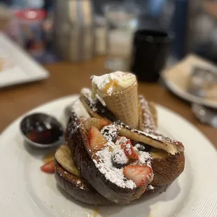 Banana Split French toast.