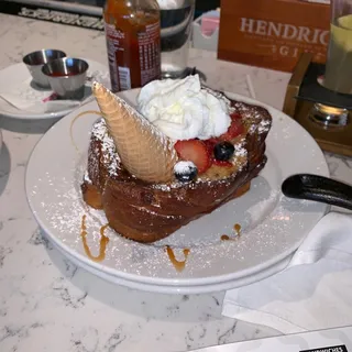 Banana Split Brioche French Toast