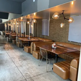 Cute sitting and eating areas