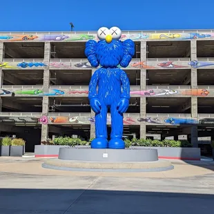 Statue just outside the cafe