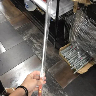 They have metal skewers