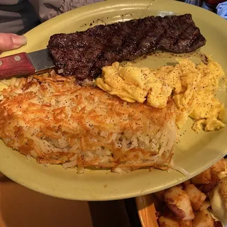 Skirt Steak and Eggs