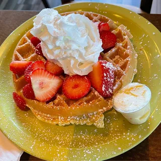 Strawberries Waffle