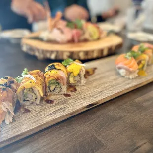 Mango Devil and Double Toro- very tasty rolls!!