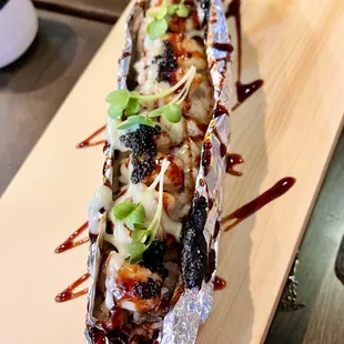 Baked Scallops Maki, so good