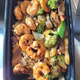 Shrimp teriyaki meh