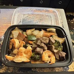 Steak and Shrimp Combo w/ Fried Rice