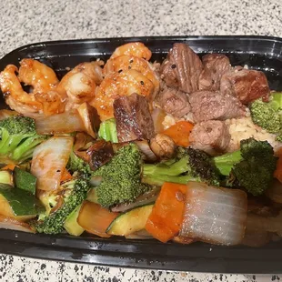 3. Steak and Shrimp Combo