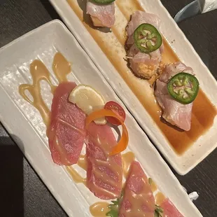 Lobster Stuffed Yellowtail