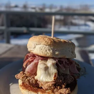 Cordon Biscuit in that outdoor seating Colorado sunny snow. You know what I&apos;m talking about!