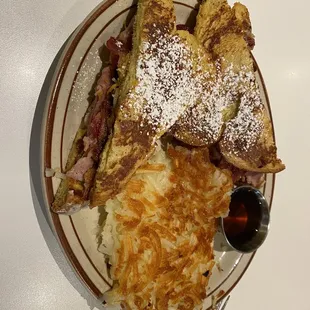 French Toast with bacon