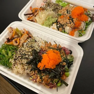 Regular Build Your Own Poke Box Regular, Reg Vegetarian Box