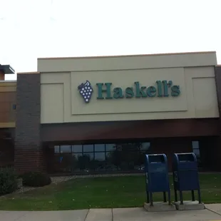 the front of the store