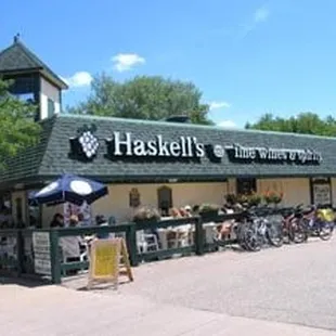 Enjoy the lake view from our outdoor patio!